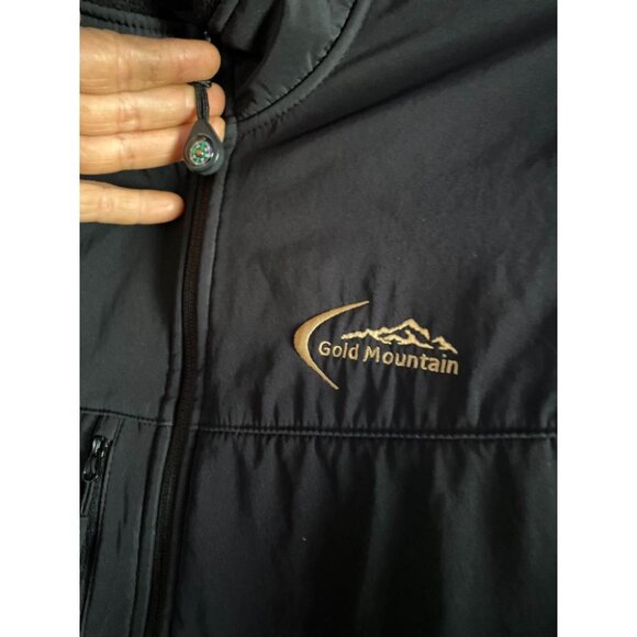 Men’s Gold Mountain Zip Up Jacket w/ Compass Pull - Picture 3 of 4